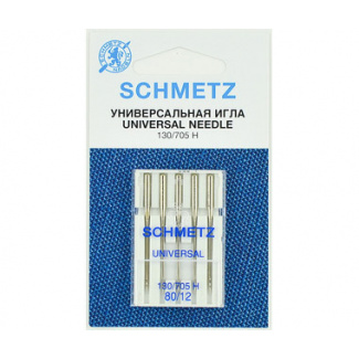 Иглы Schmetz 130/705H стандартные №80, 5 шт. купить по низкой цене