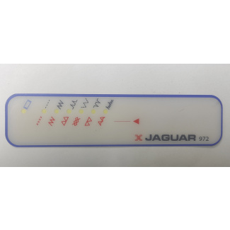Накладная панель (наклейка) выбора строчек для швейных машин Jaguar 972 купить по низкой цене