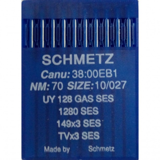 Швейные иглы Schmetz UY 128 №70 для плоскошовных и распошивальных машин купить по низкой цене