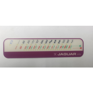 Накладная панель (наклейка) выбора строчек для швейных машин Jaguar 979 купить по низкой цене