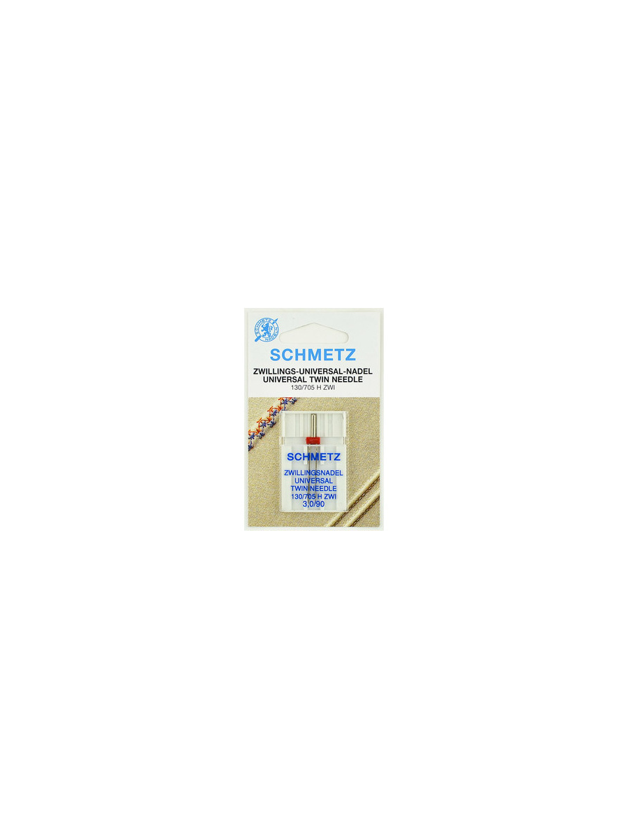Иглы Schmetz двойные стандартные № 90/3.0, 1 шт.