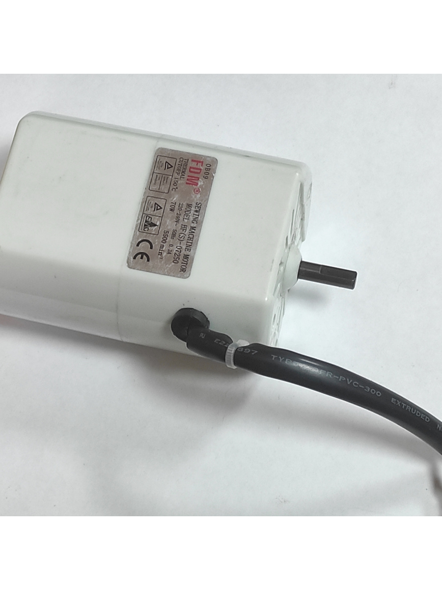 Мотор (электродвигатель) FDM (model HF(S)-07250; 70W/220V) для бытовых швейных машин AURORA