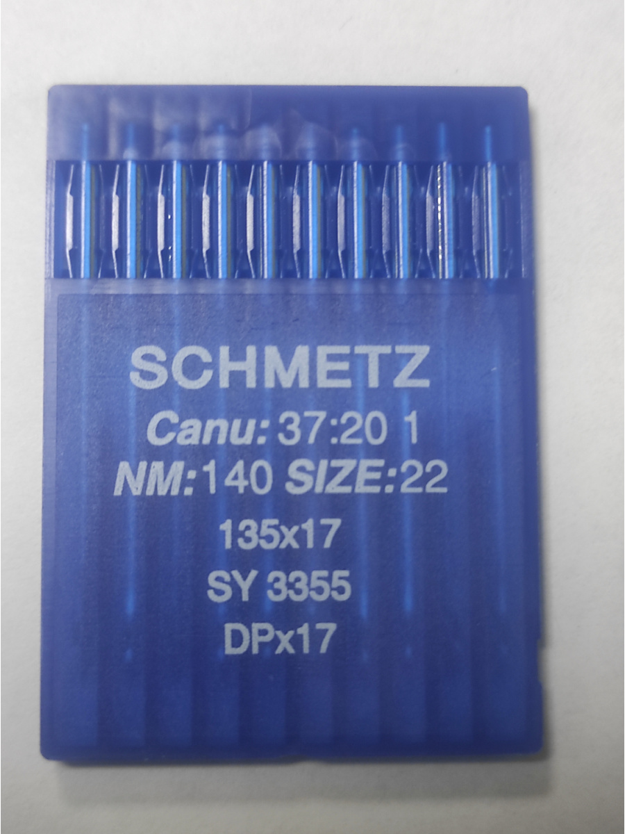 Швейные иглы Schmetz DPx17 №140 (SY 3355 / 135X17) для тяжёлых материалов