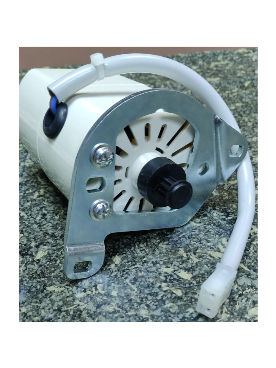 Мотор (электродвигатель, model YM-260-9; 90W/220V) для бытовых швейных машин Janome, Elna, Family 