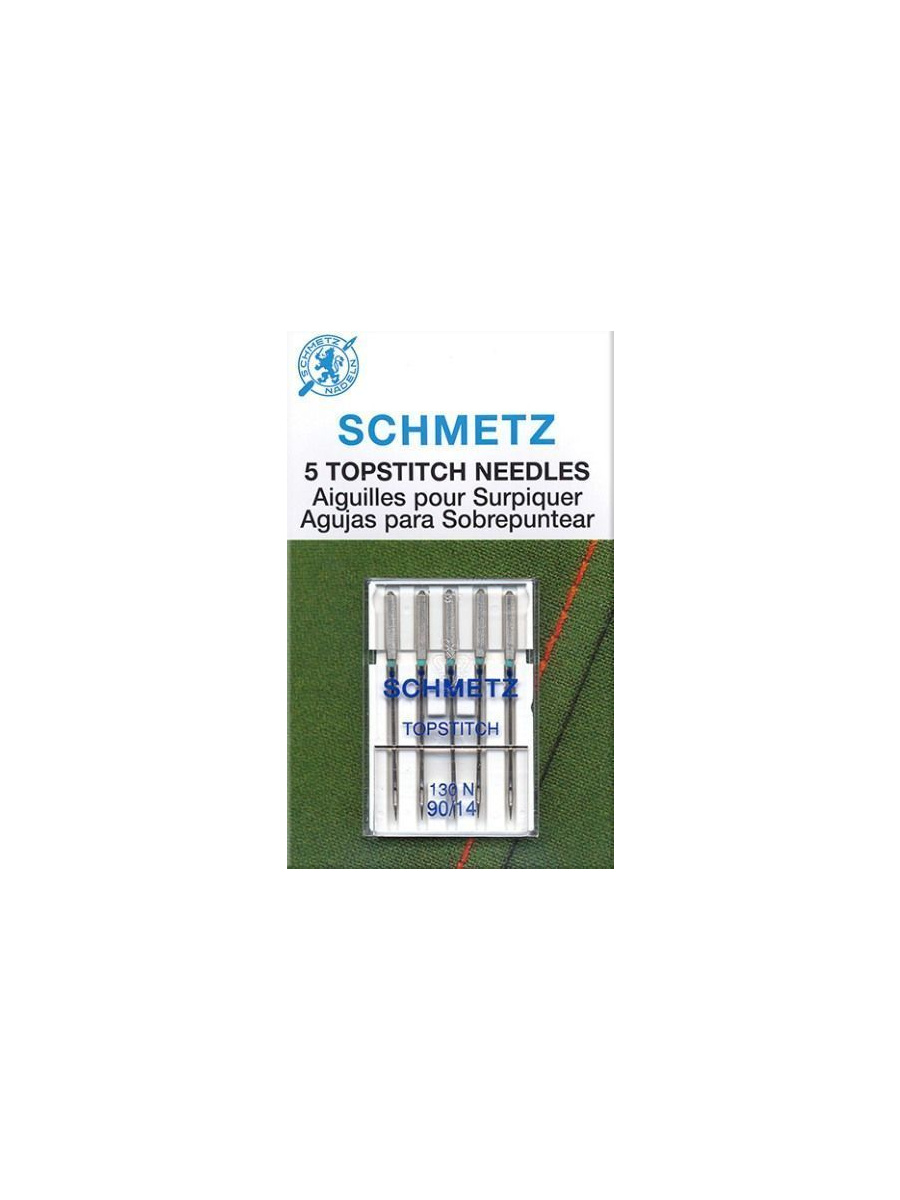 Иглы Schmetz 130N topstitch № 90, 5 шт.