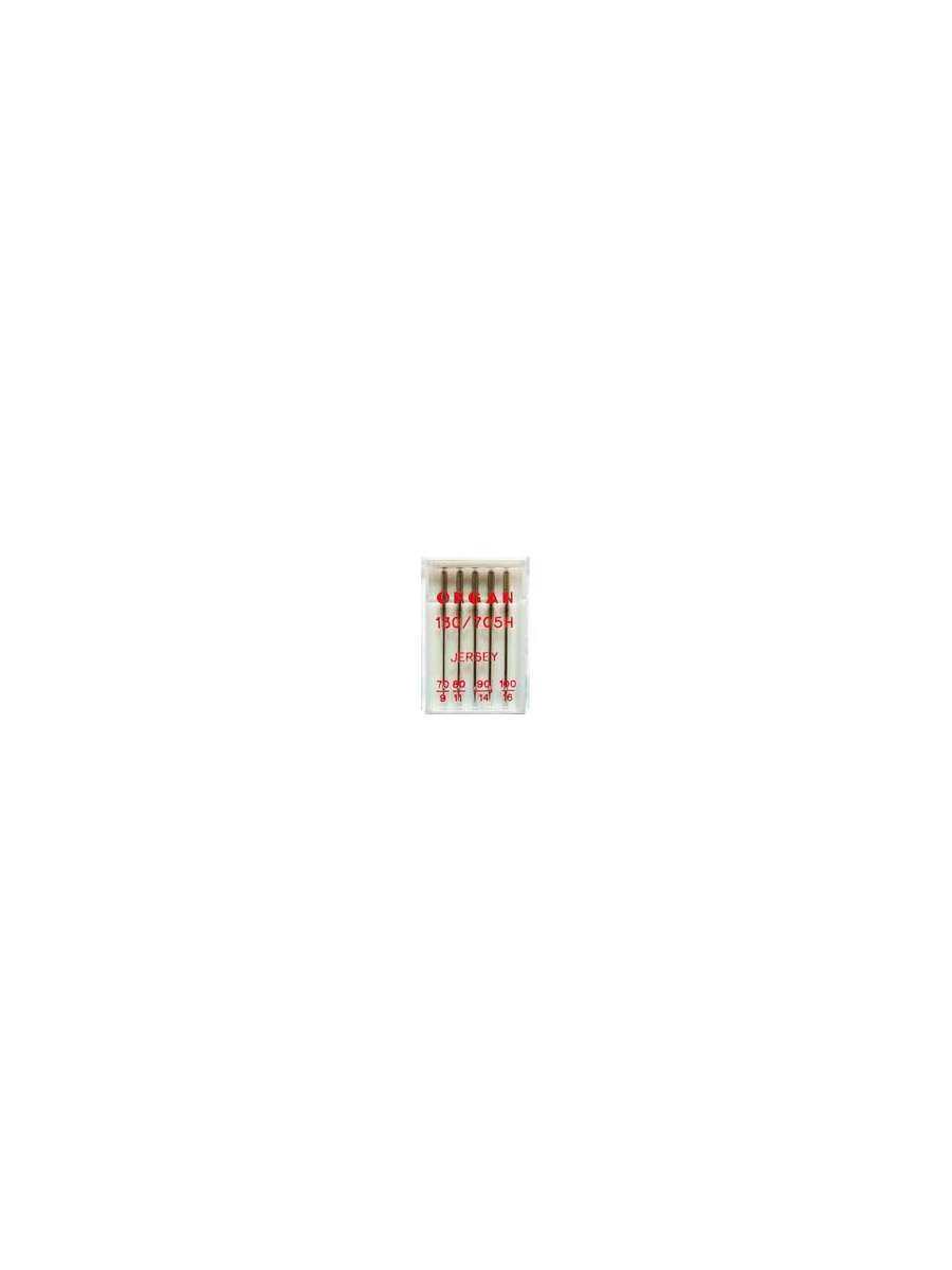 Иглы Organ джерси № 70, 80, 90(2),100, 5 шт.