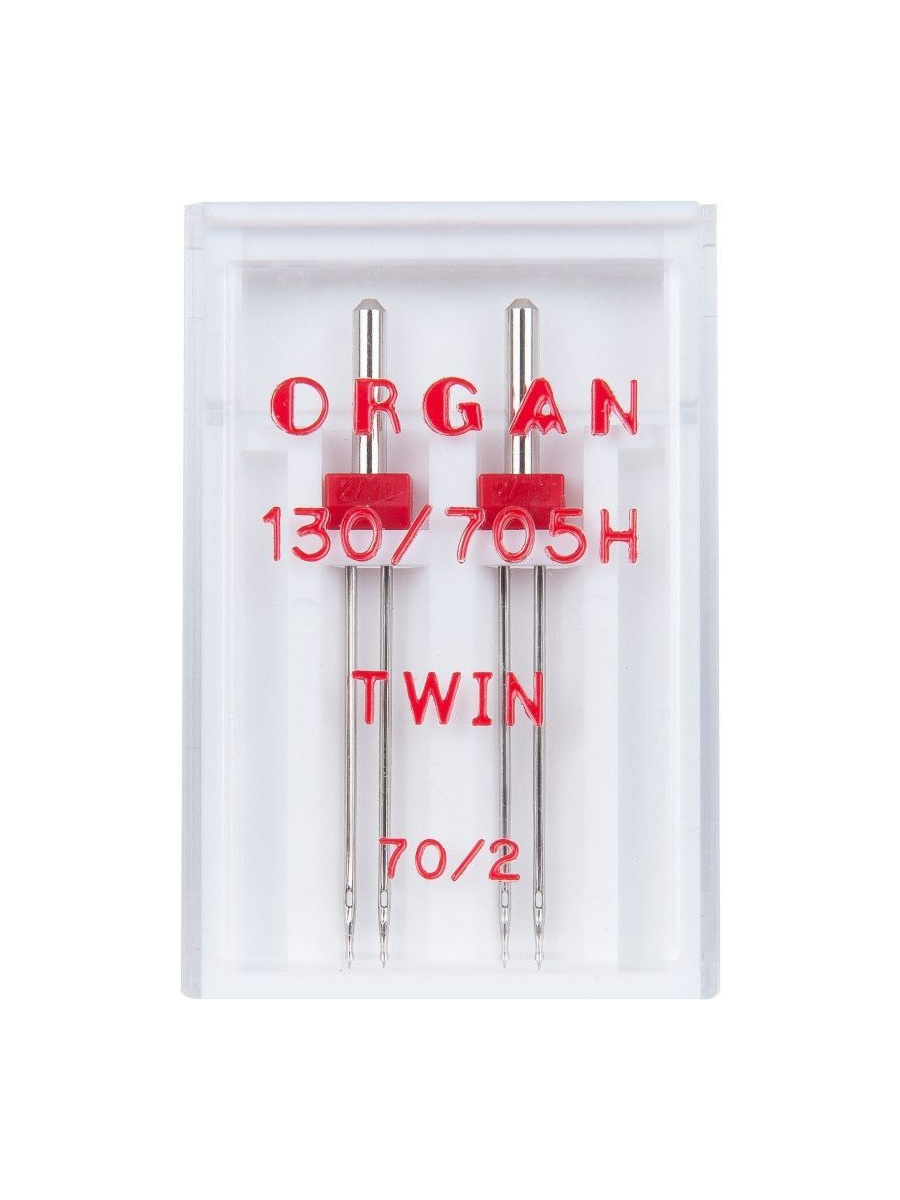 Иглы Organ двойные стрейч № 70/2, 2шт.