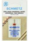 Иглы Schmetz двойные стандартные № 90/3.0, 1 шт.