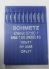 Швейные иглы Schmetz DPx17 №100 (SY 3355 / 135X17) для тяжёлых материалов Швейные иглы Schmetz DPx17 №100 (SY 3355 / 135X17) для тяжёлых материалов